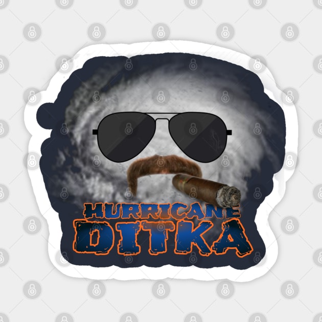 Hurricane Ditka...Da Bears! Sticker by ILLannoyed 